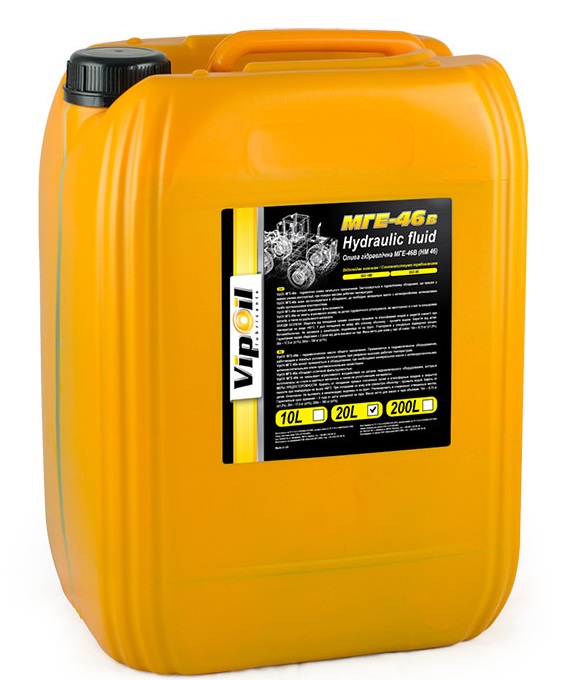 Олива гідравлічна VipOil МГЕ-46в, 20л